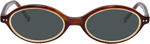 TIJN Olisa Retro Oval Sunglasses for Women & Men – Polarized UV400 Protection, Lightweight Stylish Frame, Trendy Sun Glasses in Kuwait