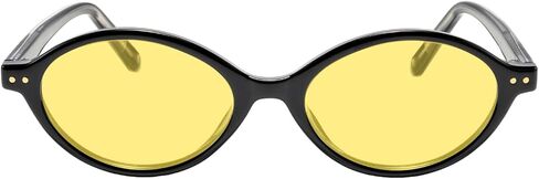 TIJN Olisa Retro Oval Sunglasses for Women & Men – Polarized UV400 Protection, Lightweight Stylish Frame, Trendy Sun Glasses in Saudi Arabia