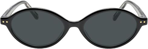 TIJN Olisa Retro Oval Sunglasses for Women & Men – Polarized UV400 Protection, Lightweight Stylish Frame, Trendy Sun Glasses in Kuwait