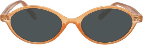 TIJN Olisa Retro Oval Sunglasses for Women & Men – Polarized UV400 Protection, Lightweight Stylish Frame, Trendy Sun Glasses in Kuwait