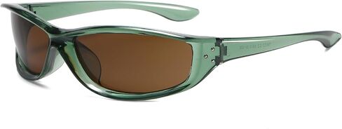 Trendy Y2K Sunglasses Womens Mens Wrap Around Sports Sun Glasses 90s Ladies Shades UV400 Protection in Saudi Arabia