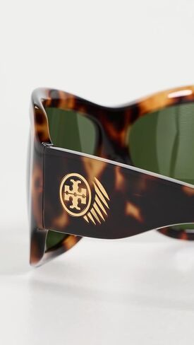 Tory Burch Women's Runway Wrap Sunglasses in Kuwait