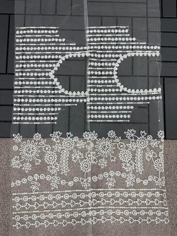 Women's Net Sequin Embroidery Sequence Saree Work With Unstitched Blouse Piece in Kuwait