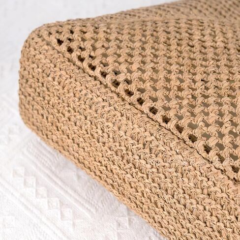 Beach Bag Shoulder Mesh Summer Vacation Straw Purse Woven Beach Bags For Women 2026 Handbags in Saudi Arabia