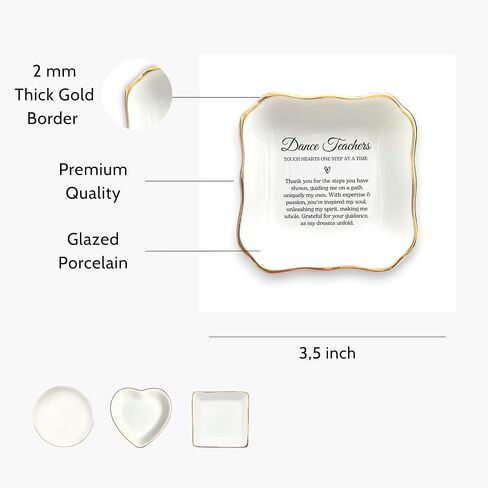 Dance Teacher Gift, Dance Teacher Thank You Gift, Ring Dish, Dance Recital Gift, Teacher Appreciation, Gift for Mentor, Dance Instructor Gift, Ballet Teacher Gift, Dance Teacher Presents in Saudi Arabia