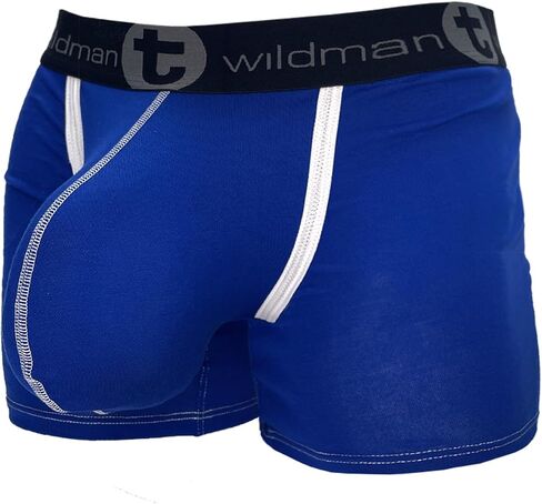 Wildmant Modal Monster Cock 5" Inseam Boxer Brief Royal Blue in Saudi Arabia