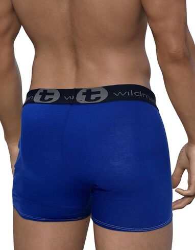 Wildmant Modal Monster Cock 5" Inseam Boxer Brief Royal Blue in Saudi Arabia