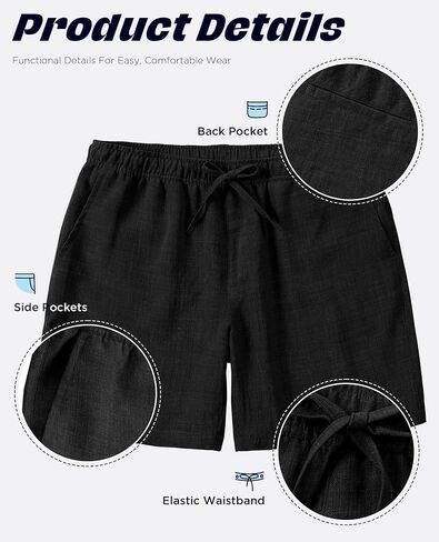 Casual Shorts for Men 7 Inch Casual Solid Men's Chino Shorts Relaxed Fit for Travel Beach in Saudi Arabia