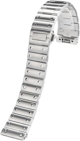 316L Solid Stainless Steel Strap Adapted，For Cartier Santos watchband Santos100 Santos butterfly buckle bracelet 21mm Men's in Kuwait