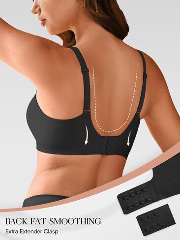 Wireless Jelly Bras for Women- Padded Bra No Underwire, Seamless Comfort Bralette with Support, Everyday T-Shirt Bra in Saudi Arabia