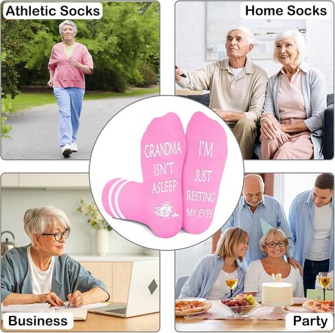 Juesly Grandma Gifts, Funny Socks Perfect for Grandma Birthday Gifts, Grandparents Day, Mother's Day, Christmas in Saudi Arabia