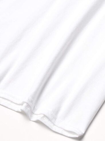 تي شيرتات عصرية من Gildan للأطفال من القطن الثقيل للجنسين، Azalea/Sportsgrey/White، Large US in Kuwait