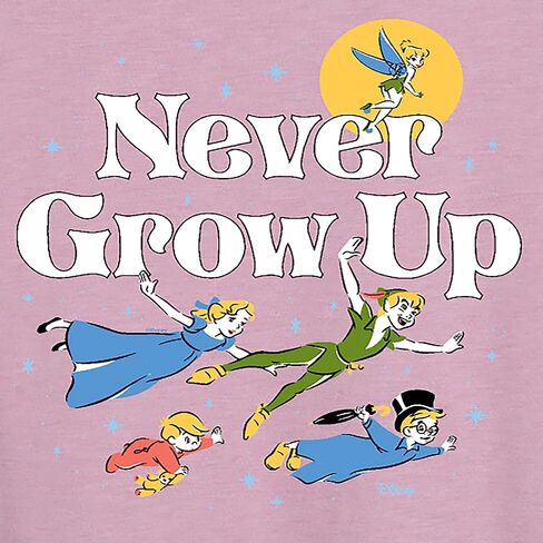 ديزني بيتر بان - Never Grow Up - Fly Away - قميص بدون أكمام للسيدات بظهر ريسر in Kuwait