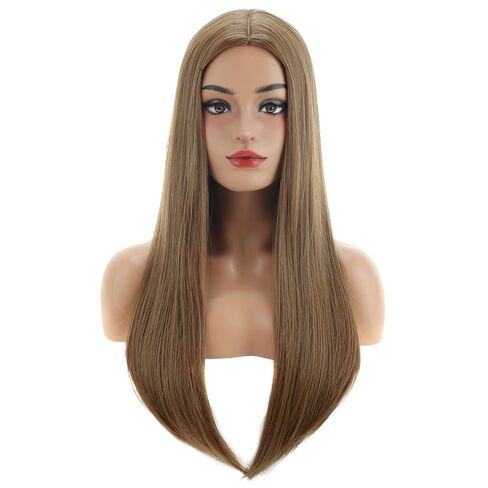 MAGQOO Green Wig for Women Long Curly Wavy Green Wigs Middle Part Synthetic Heat Resistant Fiber Halloween Cosplay Costume Daily Party Use in Saudi Arabia
