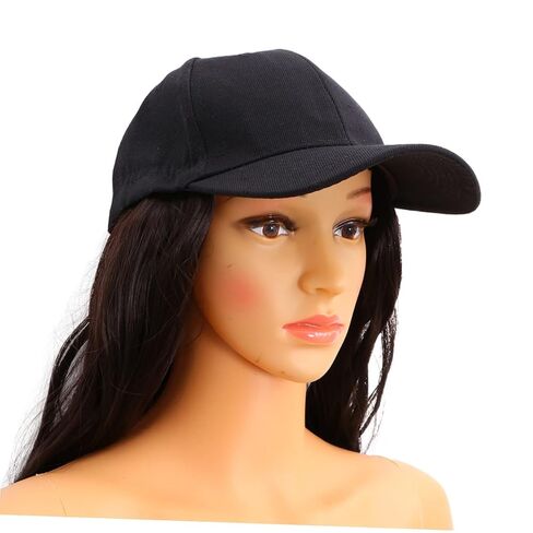 NOLITOY Women Wig with One-piece Hat Long Curly Hairpiece for Casual Wear Elegant Synthetic Wig Cap for Various Occasions for Halloween Concerts and Cosplay Events in Kuwait