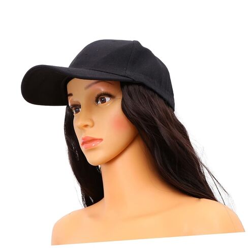 NOLITOY Women Wig with One-piece Hat Long Curly Hairpiece for Casual Wear Elegant Synthetic Wig Cap for Various Occasions for Halloween Concerts and Cosplay Events in Kuwait