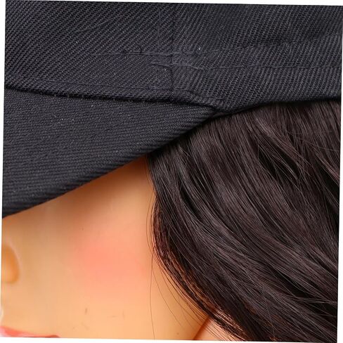 NOLITOY Women Wig with One-piece Hat Long Curly Hairpiece for Casual Wear Elegant Synthetic Wig Cap for Various Occasions for Halloween Concerts and Cosplay Events in Kuwait