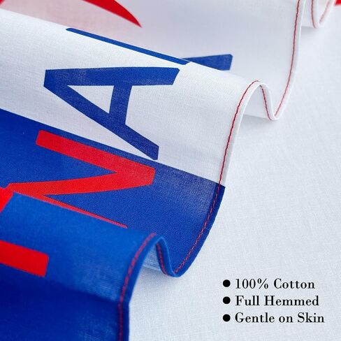 WEITBF 2 Pack Panama Flag Bandana Panamanian Scarf Bandanas Headband - 100% Cotton, 22 x 22 inch in Kuwait