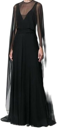 Women’s Sheer Floral Lace Cape Shawl for Evening Dress Lace Shawl Cape Poncho Top Capelets Elegant Bridal Wrap Capelet in Kuwait