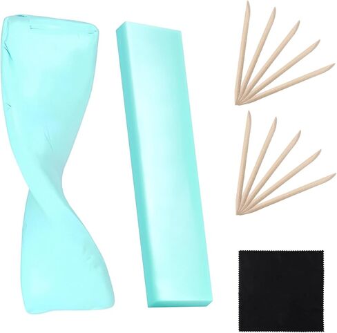 2 Watch Cleaning Putty Watchmaking Cleaning Putty Watch Cleaner Clay, w/ 10PCS Willow Sticks, Watch Repair Putty Tools for Wristwatch Wheel Pivot, Watchmaker Repair Kits for Jewelry Watches Cleaning in Kuwait