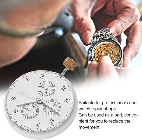 Watch Movement, 7750 Watch Movement Metal Mechanical Wristwatch Movement Accessory Without Calendar Replacement Repair in Kuwait