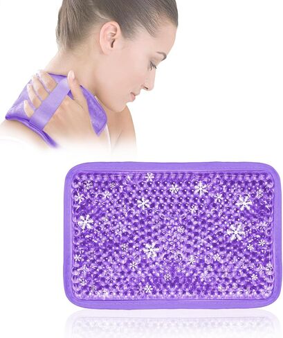 Gel Ice Pack for Injuries Reusable – Hot & Cold Therapy for Pain Relief, Swelling, Knee, Shoulder, Back, Ankle, Neck, Elbow, Wisdom Tooth – Flexible Soft Gel Beads Cold Packs in Saudi Arabia