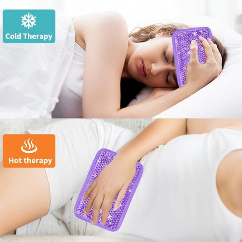 Gel Ice Pack for Injuries Reusable – Hot & Cold Therapy for Pain Relief, Swelling, Knee, Shoulder, Back, Ankle, Neck, Elbow, Wisdom Tooth – Flexible Soft Gel Beads Cold Packs in Saudi Arabia