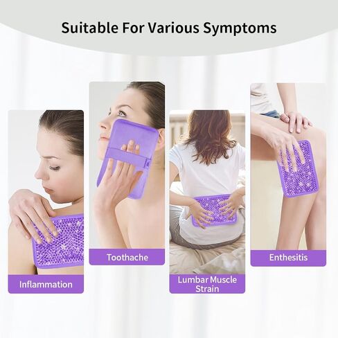 Gel Ice Pack for Injuries Reusable – Hot & Cold Therapy for Pain Relief, Swelling, Knee, Shoulder, Back, Ankle, Neck, Elbow, Wisdom Tooth – Flexible Soft Gel Beads Cold Packs in Saudi Arabia