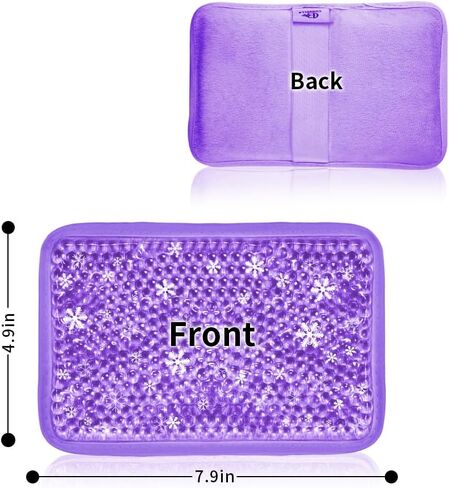 Gel Ice Pack for Injuries Reusable – Hot & Cold Therapy for Pain Relief, Swelling, Knee, Shoulder, Back, Ankle, Neck, Elbow, Wisdom Tooth – Flexible Soft Gel Beads Cold Packs in Saudi Arabia