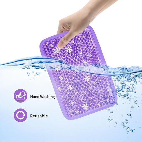 Gel Ice Pack for Injuries Reusable – Hot & Cold Therapy for Pain Relief, Swelling, Knee, Shoulder, Back, Ankle, Neck, Elbow, Wisdom Tooth – Flexible Soft Gel Beads Cold Packs in Saudi Arabia