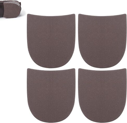 2 Pairs Boot Heel Replacement 4 Mm Thick Rubber Heel Replacement for Bottom of Shoes, Self-Adhesive Sole Protectors for High Heels & Flats Women Men Boots in Saudi Arabia