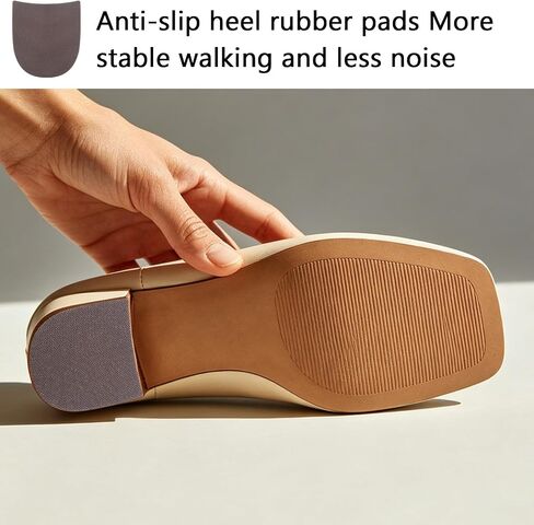 2 Pairs Boot Heel Replacement 4 Mm Thick Rubber Heel Replacement for Bottom of Shoes, Self-Adhesive Sole Protectors for High Heels & Flats Women Men Boots in Saudi Arabia