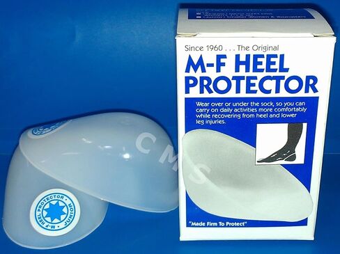 M-F Athletic Plastic Heel Protector Cups Heat Moldable Small Junior Women 7.5 and Less BOX PAIR in Kuwait