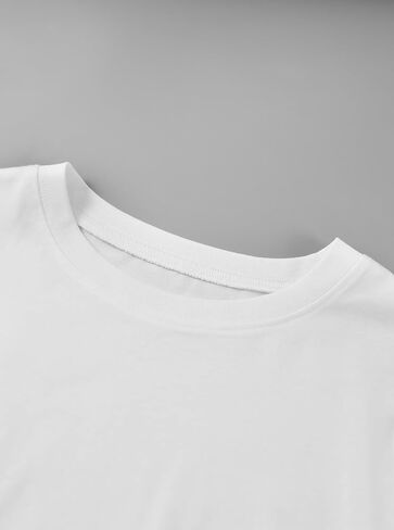SOFIA'S CHOICE Women Summer Tie Front Crop Tops Crewneck Cap Sleeve Ruched T-Shirt Tops in Kuwait