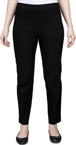 Alfred Dunner Women's Classic Allure Stretch Pull on Short Length Pant in Kuwait