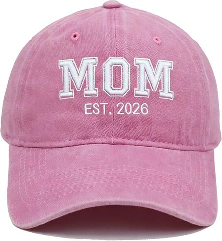 New Dad Mom Gifts 2026, First Time Parents Gifts, Adjustable Embroidered Cotton Couple Matching Mama Papa Baseball Cap in Saudi Arabia