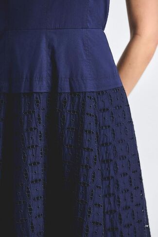 Derek Lam 10 Crosby Women's Maris Eyelet Halter Dress in Kuwait