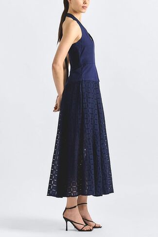 Derek Lam 10 Crosby Women's Maris Eyelet Halter Dress in Kuwait
