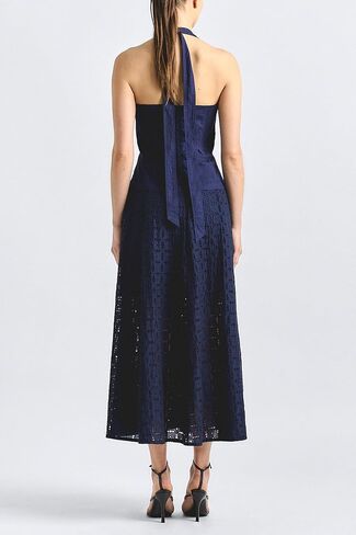 Derek Lam 10 Crosby Women's Maris Eyelet Halter Dress in Kuwait