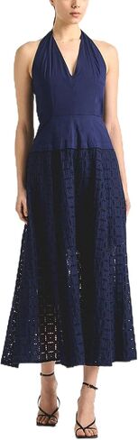 Derek Lam 10 Crosby Women's Maris Eyelet Halter Dress in Kuwait