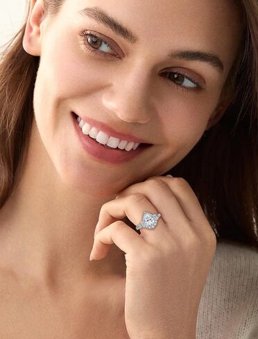 Moissanite Engagement Ring 1.25CT D Color VVS1 Clarity Pear Shaped 925 Sterling Silver Rings Bridal Wedding Promise Ring Jewelry for Women with Certificate Size 5-10 in Saudi Arabia