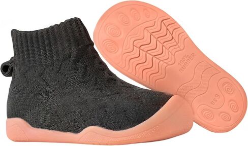 Toddler Sock Sneakers for Boys Girls, Kids Walking Wide Shoes Non Slip Breathable, Size 6-12 Toddler Sock Shoes, Lightweight School Outdoor Shoes in Saudi Arabia