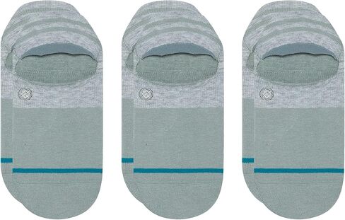 Stance Gamut II 3 Pack No Show Socks (SM (Men's Shoe 3 -5.5, Women's Shoe 5-7.5), Black) in Kuwait