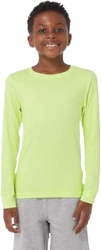 32 Degrees Boys Girls T-Shirts Blue Yellow Air Mesh 2-PK Long Sleeve Tee UPF 40 Large (14/16) in Kuwait
