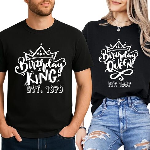 Customized Photo Birthday Shirt, Familybirthday Matching T-Shirt, Toddler Party Outfit in Saudi Arabia