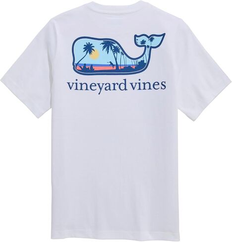 Vineyard Vines Boys' Boys' Dog Frisbee Scenic Whale Fill Short-Sleeve Pocket Tee in Kuwait