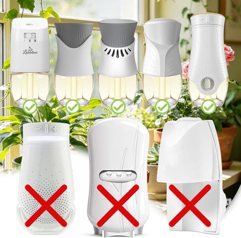 FIRIK Plug in Refills Air Freshener, White Sage, Sage & Citrus, Honeysuckle, Eucalyptus, for Home and Bathroom 7.92 Fl Oz 12 Count, Compatible with Air Wick & Glade, Not Include Glade Plus in Saudi Arabia