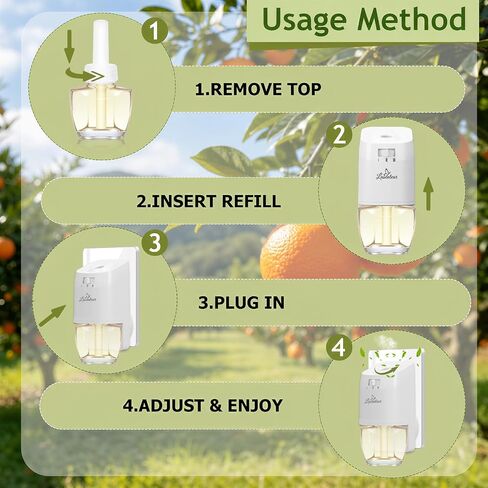 FIRIK Plug in Refills Air Freshener, White Sage, Sage & Citrus, Honeysuckle, Eucalyptus, for Home and Bathroom 7.92 Fl Oz 12 Count, Compatible with Air Wick & Glade, Not Include Glade Plus in Saudi Arabia