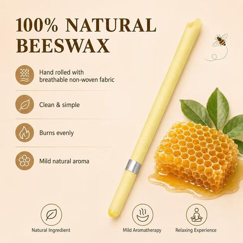Ear Cleaning Candle and Ear Wax Removal Kit - 10 Pieces- Convenient to Use (1) in Kuwait