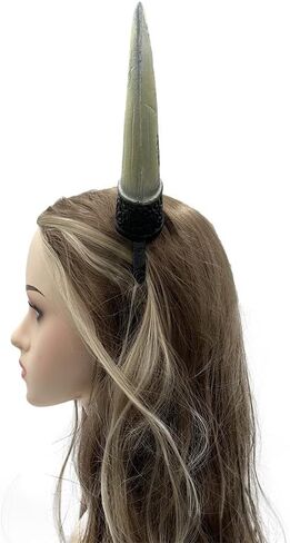 Furimuk Halloween Demon Horns Headband Devil Sheep Horns Headband Goat Horn Hairband for Halloween Christmas Dress Up Hair Accessories Adult Costume Cosplay Photo Shoot in Kuwait